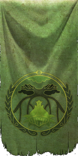 Render of the banner used by the Maguuma centaurs.