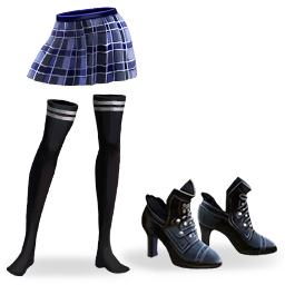 Blissful Skirt and Boots Combo.png