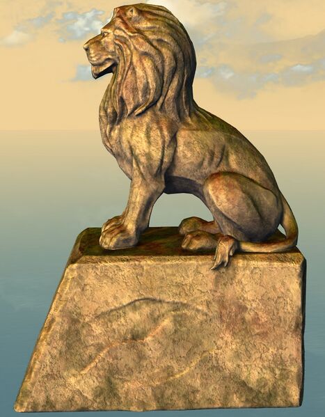 File:Lion Statue side view.jpg