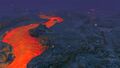 Lava river.