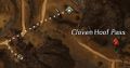 Harathi Hinterlands - Possible (Random) - Cloven Hoof Pass: Southwest of the waypoint between the cliff and a hut.