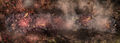 The contents of the burning pit.
