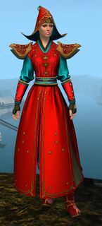 Light Antique armor human female front.jpg