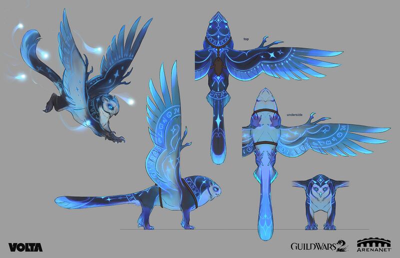 File:"Enchanted Owl Turnaround" concept art.jpg
