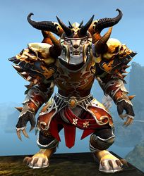 Triumphant Hero's armor (heavy) charr female front.jpg