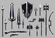 Vigil's Honor weapons concept art.jpg