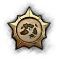 Medal for 50% world completion.