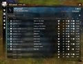 Roster tab