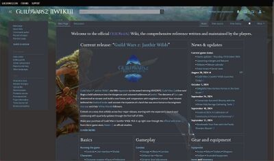The main page