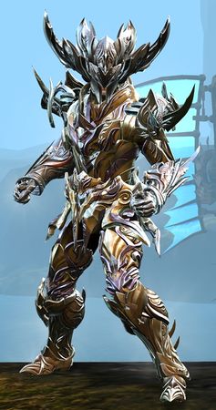 Front view in combat stance