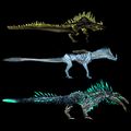 Size comparison of Drakkar, Elder Aurene and Vlast.