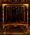 Armor display case containing Studded Plate Armor and Barbaric Boots.