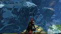Path to brazier 3: Glide South to the wooden platform