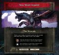 Pop-up upon unlocking the skyscale in Living World Season 4.