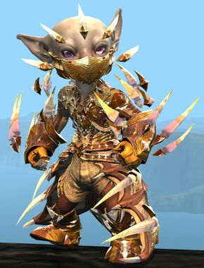 Front view in combat stance