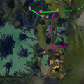 Second route to the chest, using the Skyscale