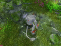 Animation when swung.