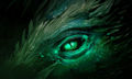 Art of Zhaitan's eye, for the teaser trailer.