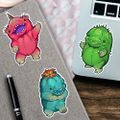 Historical Choya stickers merch.