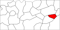Villmark Foothills locator.svg