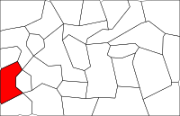 Arcovian Foothills locator.svg