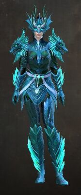 Water Dragon armor human female front.jpg
