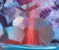 Crystalline Coating glowing area