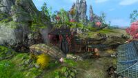 Crash site of aetherships in Haiju Plains.