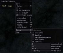 Arcdps display settings
