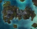 Appearance of Shing Jea Island in Guild Wars.