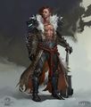 Concept art of Braham's Wolfblood Outfit by Naomi Baker.