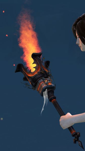 File:Gargoyle Torch night.jpg