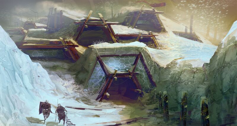 File:"Kodan Encampment Building" concept art.jpg