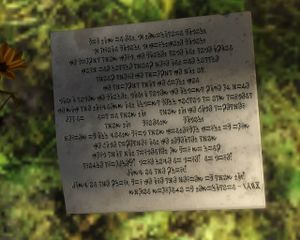 The stone tablet