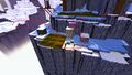 Jump to the right of the spikes, then climb up. Avoid the (purple) hidden spear traps.