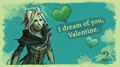 Valentine's Day Card from 2014 featuring Caithe.