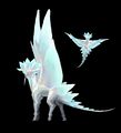 Elder Dragon Aurene concept art by Zhengyi Wang.