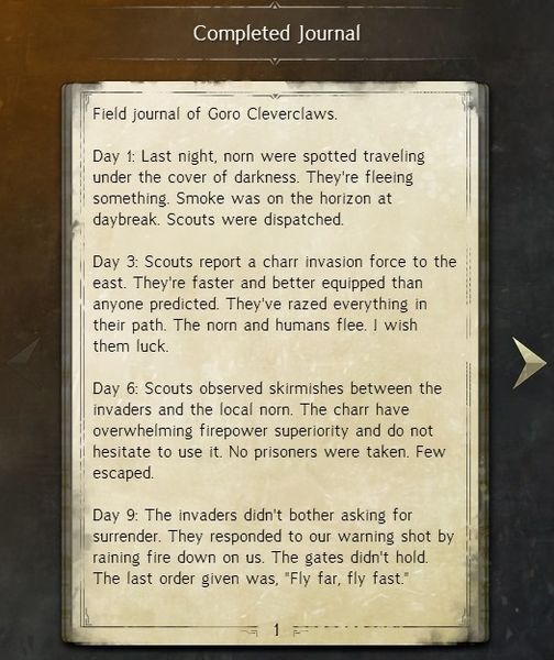 File:Goro's Journal Page 1.jpg