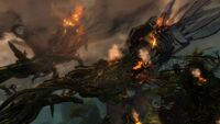 Wreckage of the Pact fleet in Verdant Brink.