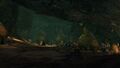 Inside the cave, during personal story only.