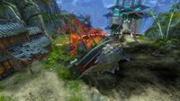 Crash site of aetherships in Shinota Shore.