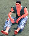 Sunburn castaway