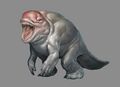Enraged quaggan concept art.