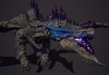 Kralkatorrik with Aurene's brand. Render by Marcus Jackson.