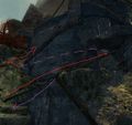 (7) Zig-zag up the cliff.