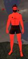Appearance of the red aura.