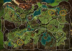 Queensdale:At the Shire of Beetletun, Hunting Lodge and in the Township of Claypool.