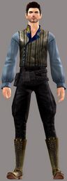 Striped Silk Clothing Outfit