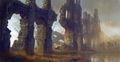 Concept art of Ascalon by Levi Hopkins.