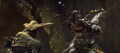 New revenant profession wielding some sort of weapon currently unknown, most likely a polearm.